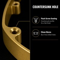 Pièces personnalisées en acier inoxydable usinées par CNC, service de fabrication de précision