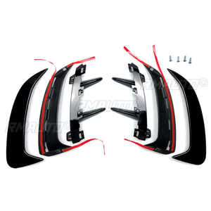 1 Par de Adhesivos Decorativos Negros Brillantes para el Parachoques Trasero, Alerones Laterales para W177 A200 A250 A35 AMG 2019 - Product Image 3
