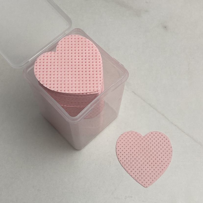 200Pcs box Pink Heart