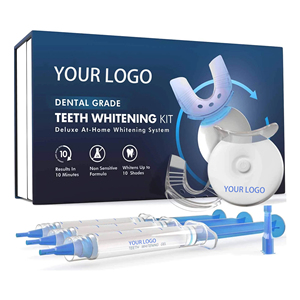 Kit Sbiancante per Denti Wireless Rijie Smile con Logo Personalizzato, Lampada LED a Luce Fredda, 3 Siringhe di Gel Senza Perossido da 3ml, Confezione <span class=keywords><strong>Regalo</strong></span> di Lusso - Product Image 3