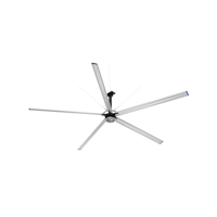 Ventilateur de plafond industriel de grande taille BICHEN série 400, 2,2 kW, PMSM HVLS, 7,3 m, 6,1 m, avec pales ultra-larges de 240 mm