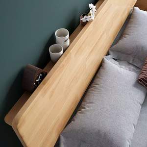 2025 nuevo modelo cama de almacenamiento de tamaño Queen <span class=keywords><strong>madera</strong></span> de nogal cama de nube gruesa bolsa suave marco Simple camas de <span class=keywords><strong>madera</strong></span> con mesas laterales - Product Image 6