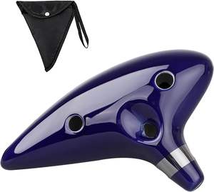 Zelda's Legend Ocarina <span class=keywords><strong>de</strong></span> cerámica <span class=keywords><strong>de</strong></span> 12 Agujeros al por mayor para principiantes con Cancionero y soporte <span class=keywords><strong>de</strong></span> exhibición con - Product Image 3