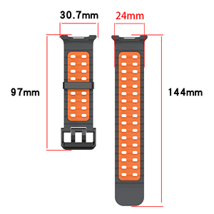 Cinturino in Silicone per <span class=keywords><strong>Samsung</strong></span> Galaxy <span class=keywords><strong>Watch</strong></span> 8/8 <span class=keywords><strong>Classic</strong></span>, Bicolore Ocean, Cinturino Sostitutivo - Product Image 4