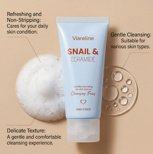 Limpiador suave que limpia la piel del rostro, refrescante, suave y sin sensación de tirantez, limpieza facial diaria. - Product Image 5