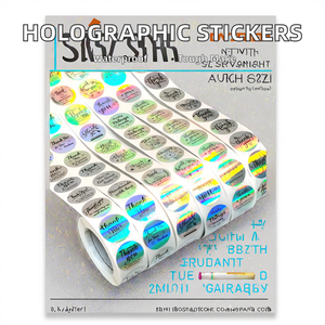 उच्च गुणवत्ता वाले कस्टम स्व-चिपकने वाले होलोग्राफिक विनाइल स्टिकर सौंदर्य प्रसाधन के लिए वॉटरप्रूफ लोगो लेबल रोल करता है - Product Image 2