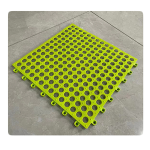 Tapis de douche moderne en PVC souple antidérapant de 12x12 pouces, résistant à l'usure, revêtement de sol en vinyle antidérapant, installation facile par clic, conception de modèle 3D - Product Image 2
