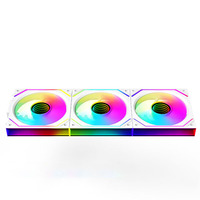 Ventilateur de boîtier Interstellar V2 120 mm PWM avec miroir infini central, éclairage ARGB en chaîne, ventilateur de refroidissement du châssis pour PC de bureau