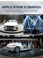 Plateforme tournante à 360 degrés pour l'affichage de véhicules automobiles modernes, garage, entrepôt, salle d'exposition