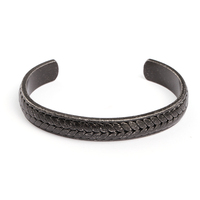 Bracelet jonc minimaliste pour homme, accessoires pour homme, logo personnalisé, Vikings, bijoux, plaqué or, acier inoxydable, tendance, uni, 18K