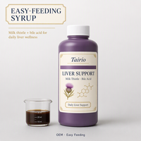 Sirop de soutien hépatique pour chiens, complexe à base de chardon-Marie et d'acides biliaires, alimentation facile, soin quotidien, naturel, qualité supérieure, vente en gros