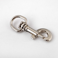 Promotion : Mousqueton pivotant professionnel de luxe 10 mm pour laisse d'animal de compagnie, en alliage de zinc léger, idéal pour sacs à main