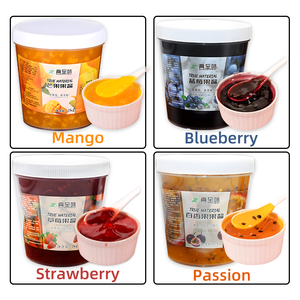 ส่วนผสมชาบับเบิ้ลเกรดพรีเมี่ยม<span class=keywords><strong>แยม</strong></span><span class=keywords><strong>สต</strong></span>รอเบอร์รี่ปั่นสำหรับ<span class=keywords><strong>สต</strong></span>รอเบอร์รี่ชีสนมปั่น - Product Image 6