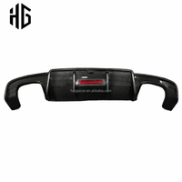 Diffuseur arrière de voiture avec feux de freinage, style KB, en fibre de carbone, pour Audi A3 S3 RS3, kit carrosserie.
