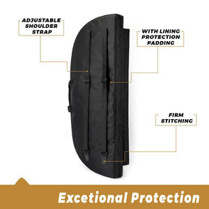 Échantillon gratuit Nouveau design OEM Sac à dos rigide pour tir à l'arc pour arc recurve Grande capacité Étui pour arc avec tube à flèches en plastique - Product Image 5