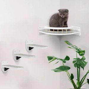 Hamaca ecológica para gatos, poste rascador colgante de pared, estructura de escalada de madera maciza, cama de sisal - Product Image 6
