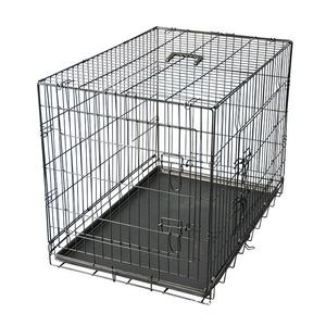 Vente en gros de cages en métal de haute qualité Cages pour animaux de compagnie Cages pour chiens portables extérieures robustes et durables avec support de plateau - Product Image 1