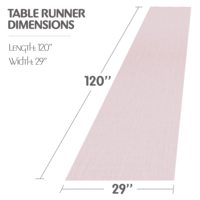Nouveau chemin de Table rose en mousseline de soie de luxe pour la décoration de Table de fête de mariage de salle à manger