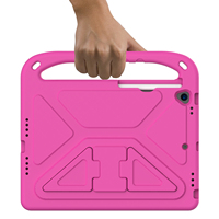 Étui de tablette antichoc en EVA pour enfants pour iPad 10,2 pouces 2019/2020/2021 avec support pliable et poignée de transport pour enfants