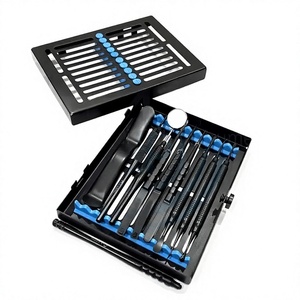 Kit professionnel de chirurgie péri-dentaire microscopique, instruments chirurgicaux dentaires en acier inoxydable pour l'implantologie et la chirurgie gingivale - Product Image 1