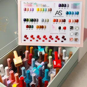 3 AS VIP Pro Kit Nail Gel Polish 15ml Set 60 Colors Gel Polish Kit Private Label Lacquer Enamel Varnish For Nail Salon