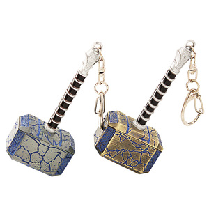 <span class=keywords><strong>Thor</strong></span> Quake armi violenza Viking <span class=keywords><strong>Thor</strong></span> Hammer portachiavi talismano in acciaio portachiavi placcato bronzo Vintage portachiavi martello 3D - Product Image 5