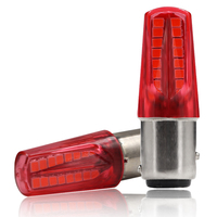 Ampoule LED Upgrade1157 à clignotement dynamique, feu stop rouge bleu blanc, puce 2835, 3.7W, 12V, pour moto et voiture, lampe de signalisation, directement de l'usine