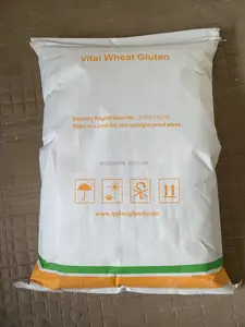 Vital glúten de trigo 25kg preço de fábrica glúten de trigo branco vital