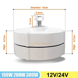 เครื่องกำเนิดไฟฟ้าแม่เหล็ก 3 เฟส 100w 200w 300w 12v 24v สำหรับกังหันลมแนวนอน  คลังสินค้าสเปน โปแลนด์  พลังงานฟรี 100w/200w/300w - Product Image 2