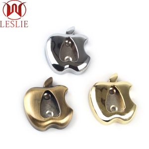 Soporte para Barra de Armario Heidilis con Forma de Manzana, Montado en la Pared, Aleación Fundida a Presión, Cromo Antiguo, Dorado Perlado 1623AB - Product Image 1
