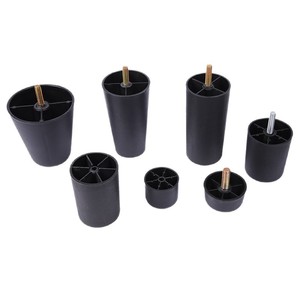 Furniture <b>Leg</b> Plastic M8 M10 Screw Rod 70x45x150mm Round Column <b>Sofa</b> Cabinet Feet Easy Installation Minimalist Design - Product Image 1