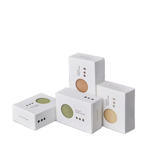 Matte Tùy Chỉnh Gấp Bao Bì Hộp Cho Xà Phòng Hộp Giấy Kinh Doanh Nhỏ Màu Trắng Bao Bì Xà Phòng Cho Thanh Xà Phòng - Product Image 4