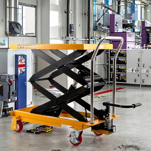 China 300-500 kg Mini <strong>Mobile</strong> Folded Hydraulic Platform Scissor Lift <strong>Table</strong> - Product Image 5