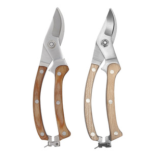 Bypass Pruning Shears Stainless Steel Wooden Handle 20-30 Mm Trimming Diameter Garden Tool - Product Image 1
