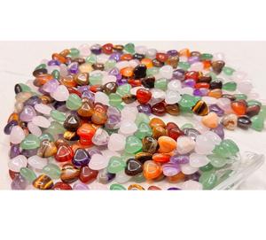 Collier élégant en agate avec perles artisanales et chaîne ajustable pour femme règne sur résine bijoux de mode indiens - Product Image 5