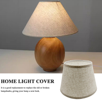 Abat-jour en tissu de lin moderne et minimaliste pour lampe de chevet, avec cadre personnalisable pour lampes de table/suspendues au sol