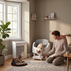 <span class=keywords><strong>Purificateur</strong></span> <span class=keywords><strong>d</strong></span>'<span class=keywords><strong>air</strong></span> intelligent pour propriétaires <span class=keywords><strong>d</strong></span>'animaux avec contrôle par application WiFi, filtre HEPA, nettoyage des poils, de la poussière et des odeurs - Product Image 5