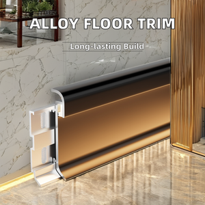 6cm Style moderne en aluminium <span class=keywords><strong>plinthe</strong></span> lumières maison hôtel sol décoration accessoire Internet célébrité en alliage d'aluminium - Product Image 6