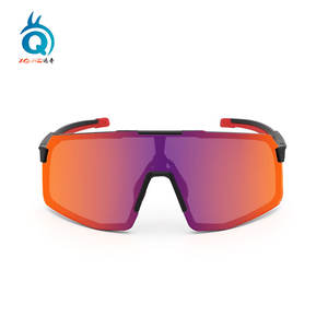 แว่นตากันแดดสำหรับปั่นจักรยาน XQ-Ho แว่นตากันลมโพลาไรซ์สำหรับจักรยานเสือหมอบกีฬากลางแจ้งพร้อมเคส - Product Image 1
