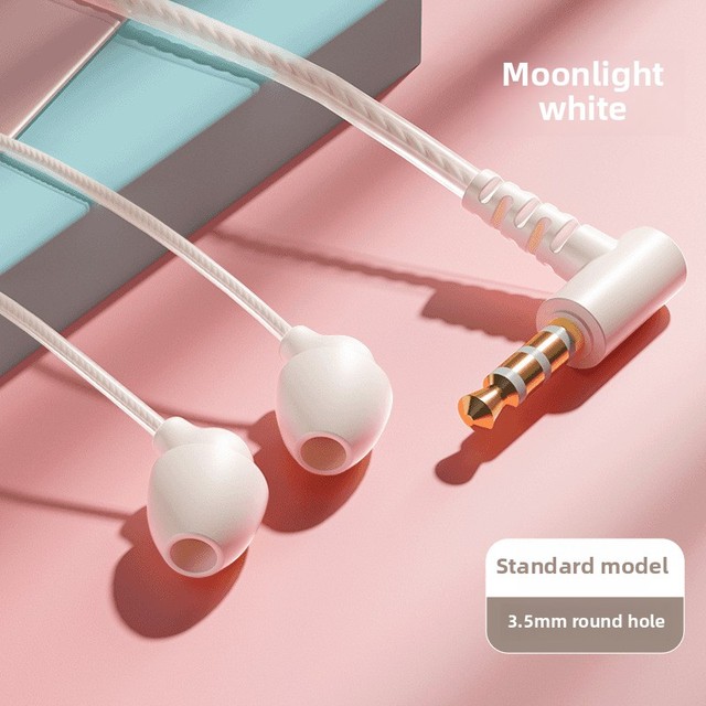 Wired In-Ear Earphones with Deep Bass  Sleep-Specific Earplugs Noise Isolation and Non-Passive Comfortable Fit
