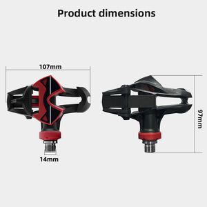 Nhà Sản Xuất Bán Buôn Hợp Kim Titan & Carbon Fibre Xe Đạp Bàn Đạp Thoải Mái Trọng Lượng Nhẹ Xe Đạp Tùy Chỉnh Bàn Đạp - Product Image 3