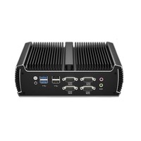 PC Industrial Integrado en Caja, Intel J1900, Sin Ventilador, Aleación de Aluminio, Puertos Seriales, LAN Dual, WiFi, Almacenamiento SSD, Windows 11, 1 Año de Garantía