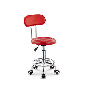 Taburete Alto de Bar con Respaldo Curvo, Taburetes para Isla de Cocina, Sillas de Bar Modernas, Taburete de Bar Giratorio Ajustable para Cocina - Product Image 4