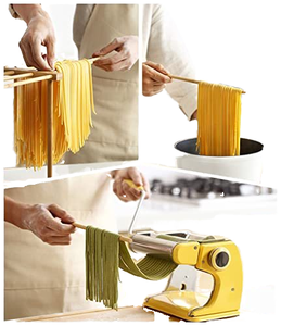 Séchoir à linge écologique en bambou 100% détachable avec baguette de transfert, 12 barres, taille et couleur personnalisables - Product Image 3