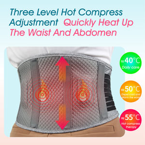 Cinturón de Calor con Vibración, Soporte Lumbar de Tracción, Cinturón Adelgazante de Cintura, Masaje Eléctrico, Cinturón de Masaje para la Espalda - Product Image 5