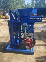 Machine automatique de fabrication de briques d'argile AIWEI XM2-25, diesel, hydraulique, contrôlée par PLC, avec pompe et roulement pour l'industrie de la construction