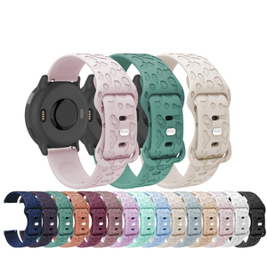 Cinturino per orologio leopardato 18/20/22mm a sgancio rapido in Silicone per <span class=keywords><strong>Samsung</strong></span> Galaxy <span class=keywords><strong>Watch</strong></span> 7/6/5 Pro/<span class=keywords><strong>4</strong></span> cinturino Smart <span class=keywords><strong>Watch</strong></span> - Product Image 1