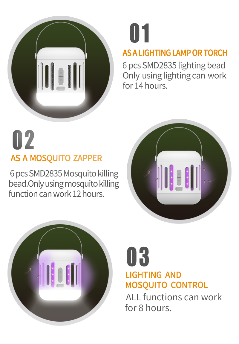 Dayang Bug zapper insect killer mosquito killer lamp mini mosquito killer lamp fly bug indoor