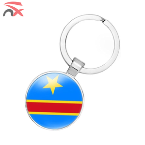 Drapeau du Congo personnalisé <span class=keywords><strong>bleu</strong></span>, <span class=keywords><strong>rouge</strong></span>, jaune – Article promotionnel pas cher pour le match de football 2026 - Product Image 6