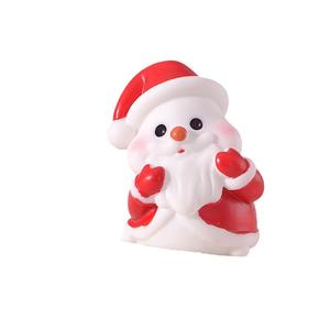 Resup Micro Paysage Petits Ornements Bonhomme De Neige Vieil <span class=keywords><strong>Homme</strong></span> Elk Résine Artisanat Accessoires Idée Ensemble Décoration Cadeaux De Noël - Product Image 1